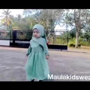 (EGSUS) Gamis Tutu Hijab Bayi Balita Pakaian Anak Perempuan (0 Bulan - 4 Tahun) Burgundy