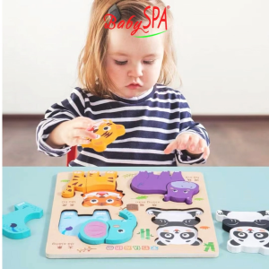 ♥♥♥ 𝐒𝐆 𝐒𝐞𝐥𝐥𝐞𝐫 BabySPA Wooden Puzzle for Kids