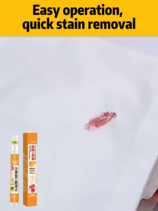 Japanese portable double-ended stain remover pen removes oil stains from clothes ink lipstick cleaner