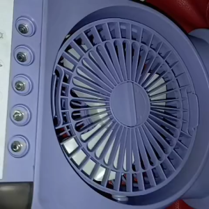 H44 • Tegangan 5 V • Kabel USB TypeC KIPAS ANGIN ORI 100% KABUT TIMER AC MINI USB PENDINGIN RUANGAN 5 WATT DAYA LISTRIK UAP MIST 600 ML JAM COLOK LANGSUNG PAKAI TYPE C SEMPROTAN SEMPROT AIR PENYEJUK FAN ELEKTRONIK BERKABUT 3 KECEPATAN PUTAR ALARM  Spesifi