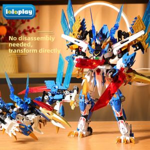 LALAPLAY | Educational Dinosaur Transformer Building Blocks 8-12 Years Old