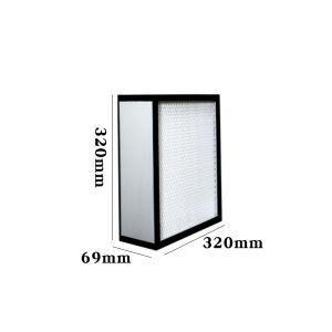 Lưới Lọc Không Khí H13 Không Có Lớp Ngăn FFU Cấp 100 1000 Lưới Lọc Không Khí Sạch Không Có Lớp Ngăn Lưới Lọc Không Khí