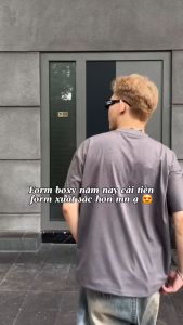 Áo thun BOXY MONSTER X STREET trơn form boxy nam nữ Local Brand