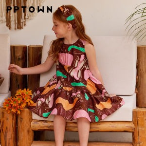 PPTOWN | Summer New Design Pure Cotton Princess Dress with Unusual Folds and Extra Large Skirt