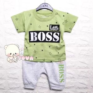 JOVA BAJU BAYI LAKI LAKI SETELAN ANAK COWO LUCU STELAN COWOK 6 12 BULAN KEREN TRENDY KEKINIAN BOSS