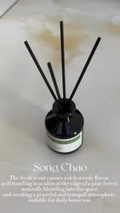 【SongChao】 Reed Diffuser | Luxury Home Fragrance | Long Lasting Aroma | Bedroom Bathroom Living Room Hotel Scent