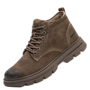 DINGGU | Steel Toe Puncture-Resistant Mens Safety Shoes