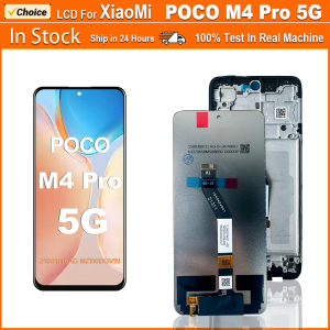 6.6 For Xiaomi Poco M4 Pro LCD 21091116AG MZB0BGVIN LCD Touch Screen Digitizer Assembly Part For POCO M4 Pro 5G LCD Display