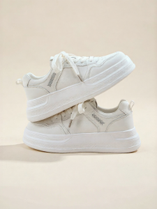Semir | Height Increasing Breathable Thick-soled White Shoes