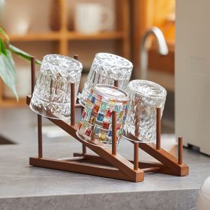 เก้าอี้สำหรับวางแก้วน้ำแบบตั้งตรง จัดระเบียบ ระบายอากาศได้ดี สำหรับใช้ในครัวเรือน ของใช้ในบ้าน ของตกแต่งบ้าน สไตล์โมเดิร์น