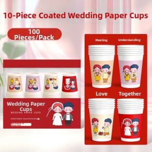 LANYUEXING | Customizable Logo Disposable Thickened Paper Cups