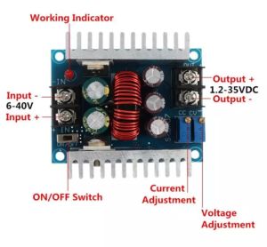 400W โมดูลสเต็ปดาวน์ DC-DC แปลงไฟจาก 15A Step-down 8.5-40V เป็น 10-50V โวลต์ Buck Converter จัดส่งจากประเทศไทย