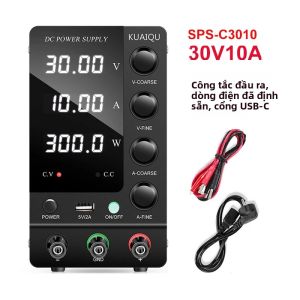 Bộ Nguồn DC Điều Chỉnh KUAIQU Sạc Nhanh USB Type-C 12V-120V Tích Hợp Công Tắc Sạc Pin Với Tùy Chọn Đầu Ra OCP