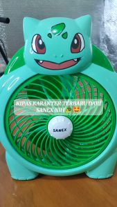 Sanex Box Fan / Kipas Kotak SKK-811G Karakter Kura-Kura Hijau 8 Inch" kipsas Lucu / Kipas Kipas karakter lucu / Kipas Murah / Kipas desain / Kipas gambar / Kipas Kecil / Kipas kotak / Kipas Viral / Kipas harga Murah / Kipas Kualitas Terbaik /3baling