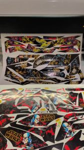 Stiker Decal Motor CRF 150 & Motif Star Wars