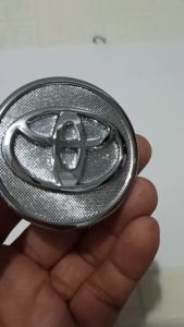 Logo Toyota cho chụp mâm xe (chụp Lazang) đường kính 57mm.