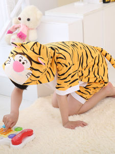 Childrens Day Cosplay Tigger Costume Boys Pajamas Summer One-Piece Girl Animal Homewear