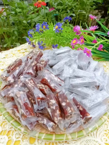 Kẹo Chuối mIx 2 Vị (gừng Phấn và Chuối Đậu) ít đường