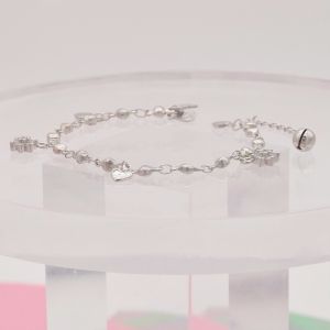 Hyl Jewelry 362B: Gelang Titanium & Silver Anti Karat Untuk Pasangan