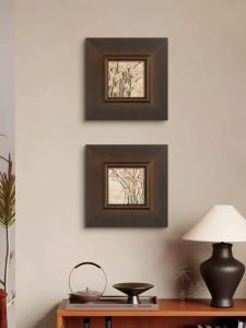 Retro French Style Water Lily Decorative Painting American Mid-Century Modern Living Room Dining Room Bedroom Wall Art