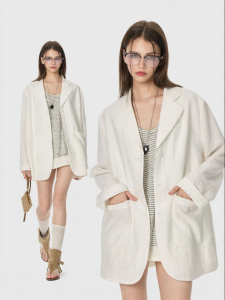 Turn Signal | Casual Loose Fashionable Womens Suit Jacket Long Sleeve