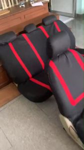 เซตผ้าคลุมเบาะ ที่หุ้มเบาะ ผ้าหุ้มเบาะรถยนต์ เซตชุดคลุมเบาะรถยนตร์ ชุดหุ้มเบาะหน้า- หลัง ครบชุด