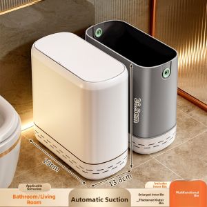 MEIZHUFU | Household 2026 New Model Multiroom Suitable Slim Lid Large Capacity Trash Can