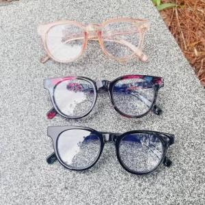 CRIXALIS Round Blue Light Glasses Women - Advanced Blue Light Blocking Computer Glasses Men - Screen Fatigue & UV Protection