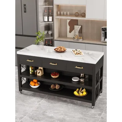 Multi-purpose Movable Island Table