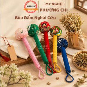 Búa Massage Ngải Cứu Cầm Tay Búa Đấm Lưng Thảo Dược Thư Giãn Cổ Vai Gáy Toàn Thân | Mỹ Nghệ Phương Chi