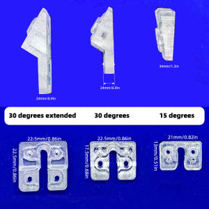 QXNY Backup Camera Angle Mount Shim for License Plate Lights Bracket Rear View Camera Increase Angle of 15 Degrees or 30 Degrees