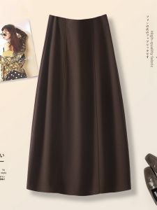 MEITESIJIAONU | Thickened High Waist A-Line Flared Skirt