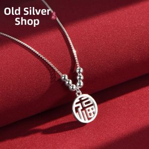 WU YUE JEWELRY | Full Fortune Design Sterling Silver Fashion Necklace