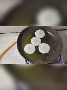 Authentic Black Sesame Glutinous Rice Cake Fresh Handmade Regional Delicacy