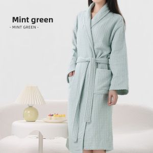 MAOMAOYU | Cotton Bathrobe Water Absorbing Quick Dry