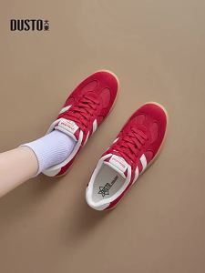 DUSTO | Giày Thể Thao Phong Cách Retro Đỏ