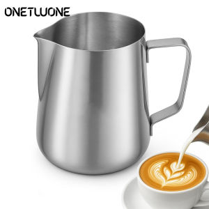 Milk Frothing Pitcher 350/600/1000/1500ml Stainless Steel Milk Frother Cup Latte Espresso Cappuccino Milk Cup Barista