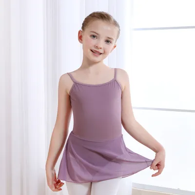 Girls Ballet Dance Suit Leotard Gymnastics Outfit Professional Exam Form Fit Clothing Nylon Fabric E.Dance Brand B101-3 Model