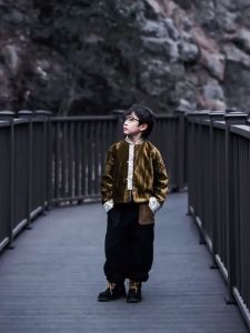 New 2024 Boys Hanfu Childrens Autumn Wear Traditional Chinese Tang Costume High End Clothes for Middle And Large Children National Style Top