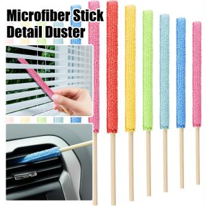 5PCS Car Cleaning Brush Air Conditioner Vent Cleaner Detailing Dust Removal Blinds Duster Outlet Brush Car-styling Auto Accessories Random Color