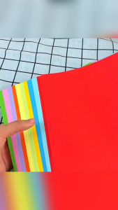 100 Pieces Origami Paper A4 Size Double-Sided Colored Thickened & Easy to Fold Suitable for Kids Ages 5-12 & Adults Ideal for Training Arts & Crafts Projects