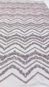 OLEVO | African Beads Lace Fabric 2026 High Quality Nigerian Sequins Beads Lace Fabric French Mesh Lace Fabric For Party Dress AT2846