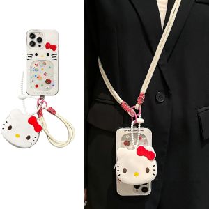 เคสโทรศัพท์มือถือสัตว์น่ารัก สายสะพายข้าง สายคล้องคอ กระเป๋าสตางค์ เคสโทรศัพท์มือถือ Xiaomi 15T/14T/13T pro น่ารัก Note12S Poco X3GT/F7/F5 Redmi 14C/C65 11T/M6pro X7