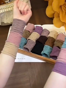 Karet Rambut Scrunchie Lebar Elastis untuk Anak Wanita Gaya Korea Aksesoris Ikat Rambut HS KCR24