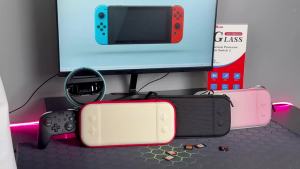 DEVASO | Slim Carrying Case for Nintendo Switch 2 Hard Shell Travel Case with 12 Game Card Slots Portable Carry Bag for Switch 2 Console