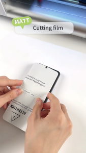 Phôi PPF 8 inch loại mờ MATT 12x18cm 4 lớp phục hồi vết xước nhựa TPU 0.14mm