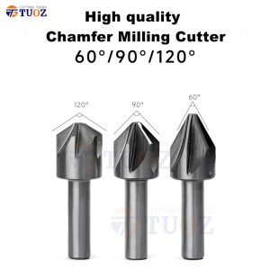 Chamfer Milling Cutter Countersink Chamfering End Mill Deburring Edges V Grove Router 60 90 120 Degree 6 8 10 Flutes