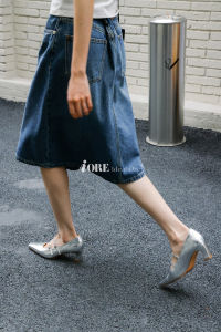 Ideal Iore Original French Elegant Double Strap Pointed Toe Mary Jane High Heel Single Shoes Sweet Style Layer Cowhide Leather