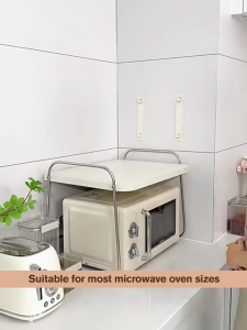 SimpleJoy Kitchen Microwave Oven Rack Heavy Duty Stainless Steel