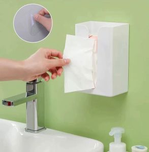 Kotak Tempat Tissue Tempel Dinding Dapur Serbaguna Tissue Box Tempel